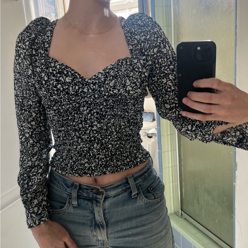 REFORMATION RUSSET TOP | XS - Picture 3 of 6